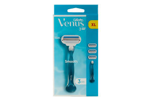 Набір ручка бритвена+касети змінні Venus Gillette 1шт
