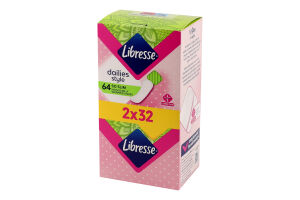 Прокладки ежедневные Dailies Style Libresse 64шт