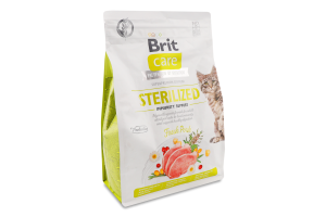 Корм д/стерилізованих котів Стерілайзд з свининою сухий 2кг Бріт Кеа