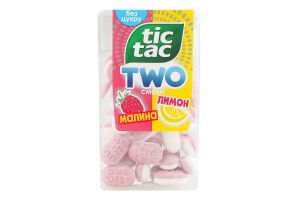 Драже двухслойное со вкусом малины и лимона Tic Tac п/у 38.5г