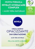 Крем дневной матирующий для комбинированной и жирной кожи лица Интенсивное увлажнение 24 часа Nivea 50мл