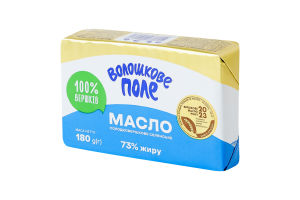 Масло сладкосливочное 73% Крестьянское Волошкове поле м/у 180г
