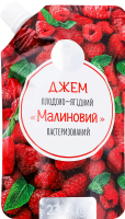 Джем плодово-ягідний пастеризований Малиновий 7 д/п 230г