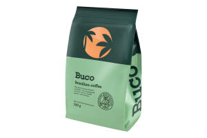 Кофе натуральный жареный молотый Brazilian coffee Buco м/у 200г