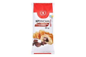 Круасан з шоколадною начинкою ТМ "1" м/у 60г