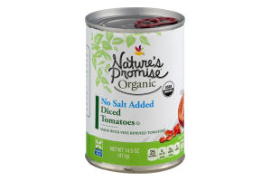 Nature's Promise Organic No Salt Added Diced Tomatoes