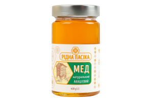 Мед натуральный Акациевый Рідна пасіка с/б 400г