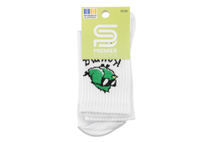 Шкарпетки дитячі з малюнком модель-1 висока резинка р.12-20 Premier Socks