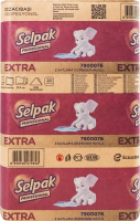 Полотенце бумаж Selpak Pro Extra Z 200лист 2 слоя