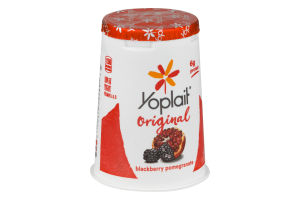 Yoplait Original Low Fat Yogurt Blackberry Pomegranate