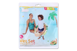 Круг надувной для детей 3-4лет №59570 81x58см Wet set collection Intex 1шт