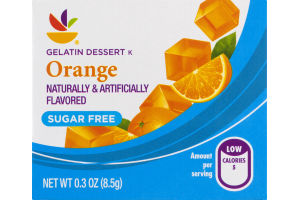Ahold Gelatin Dessert Orange Sugar Free