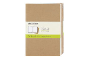 Записник Moleskine Cahier середній беж