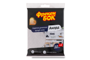Серветки целюлозні вологопоглинаючі 15.7х16см Акорд Фрекен Бок 12шт