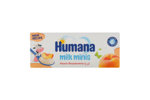 Продукт кисломолочный для детей от 6мес Peach Milk Minis Humana к/у 4х100г