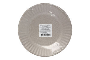 Тарелка бумажная 23см Weekend 10шт