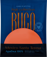 Кофе натуральный жареный в дрипах Santa Teresa Mexico Buco м/у 10г