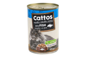 Корм д/дорослих котів з рибою 415г ж/б з ключем Кетос