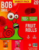 Набір цукерок фруктових натуральних Манго та Яблуко-малина Bob Snail к/у 20х10г