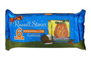 Russell Stover Marshmallow Milk Chocolate Pumpkins - 6 CT