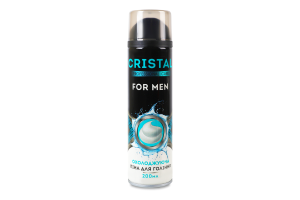 Пена для бритья охлаждающая для чувствительной кожи For men Cristal 200мл