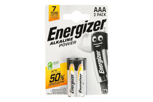 Батарейка AAA 1.5V LR03 Alkaline Power Energizer 2шт