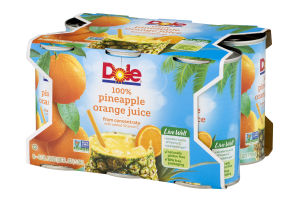 Dole 100% Pineapple Orange Juice - 6 PK