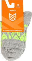 Шкарпетки дитячі MovementStandard №MS M0402S 34 24-26 сірий меланж