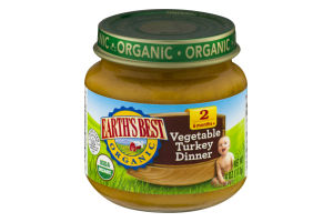 Earth's Best Organic Stage 2 Vegetable Turkey Dinner
