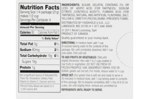 Ahold Gelatin Dessert Orange