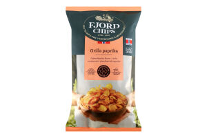 Чипси Fjord Chips картопляні паприка гриль