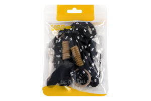 Брелок на шнурку з кліпсою чорний 986531