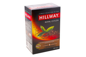 Чай чорний байховий листовий Royal Ceylon Hillway в/с к/у 100г