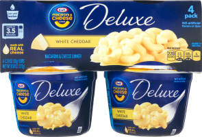 Kraft Macaroni & Cheese Deluxe White Cheddar - 4 PK
