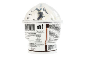 Морозиво 12% з комбінованим складом сировини з соусом з какао та печивом + подарунок Приз Ам Дякую Тобі ст 120г