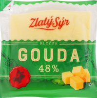 Сир Zlaty Syr Gouda напівтвердий 48%