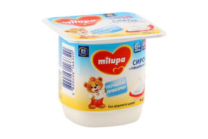Творожок 4% с бифидобактериями для детей от 6мес Натуральный Milupa ст 90г