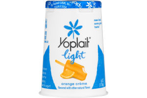 Yoplait Light Yogurt Orange Creme