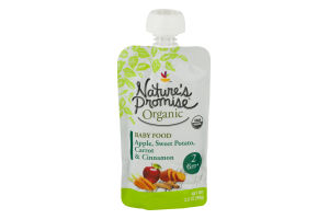 Nature's Promise Organic Baby Food Apple, Sweet Potato, Carrot & Cinnamon 6m+