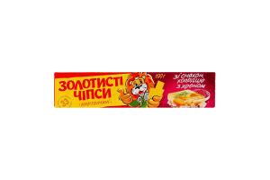 Чипсы картофельные со вкусом холодца с хреном Золотисті к/у 100г