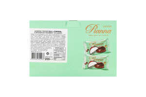Цукерки Pianna з ароматом пломбіру глазуровані 200г Lagom