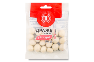 Драже Арахис в йогурте ТМ "1" м/у 50г