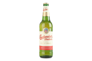 Пиво 0.5л 5% светлое фильтрованное пастеризованное Budweiser Budvar бут