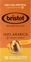 Кава 100% Arabica мелена смажена 10*5,5г в капсулах Bristot