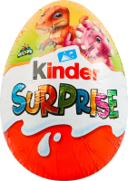 Яйце з молочного шоколаду з молочним внутрішнім шаром та іграшкою Natoons Kinder Surprise м/у 20г