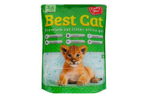Наполнитель силикагелевый для кошачьих туалетов с ароматом яблока Best Cat 3.6л