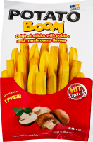 Сніданки сухі зі смаком картоплі з грибами Палички оригінальні Potato boom м/у 50г