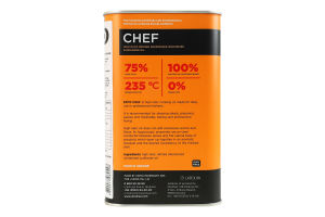 Олія соняшникова високоолеїнова рафінована дезодорована виморожена Chef Effo з/б 1л