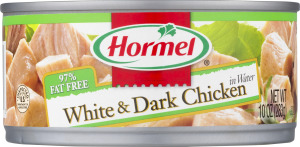 Hormel Canned White and Dark Chunk Chicken, 10 Ounce