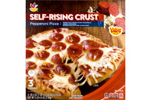 Ahold Self-Rising Crust Pizza Pepperoni - 3 CT